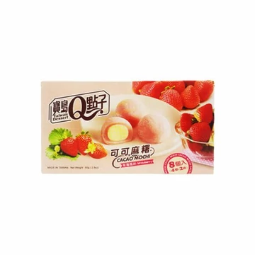 TaiWan Q márkájú eper ízű Mico Mochi 80g