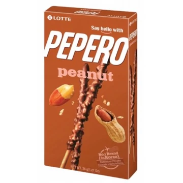 Lotte földimogyorós csokis pocky 36g