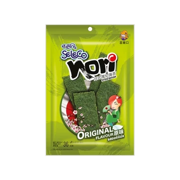 Seleco Japán széles vágott Nori snack eredeti íz 36g