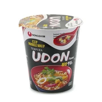 Nongshim Udon Tempura ízű tésztaleves (pohár) 62g