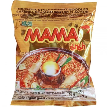 Mama garnélarák Tom Yum tészta 55 g