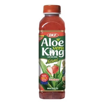 OKF Aloe Vera ital Eper ízű 500ml