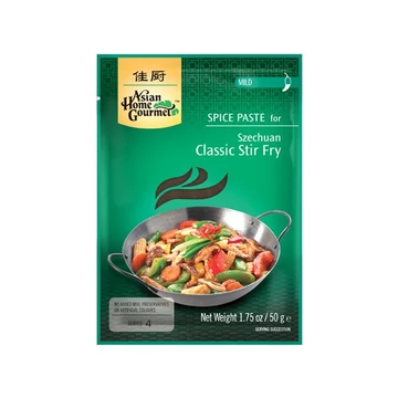 Asian Home Gourmet Szechuan klasszikus Stir-Fry fűszerpaszta 50g