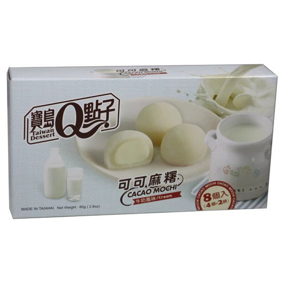 TaiWan Q márkájú krém ízű Mico Mochi 80g