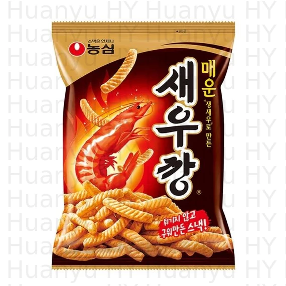 Nongshim Csípős garnélarák ízű csipsz 75g