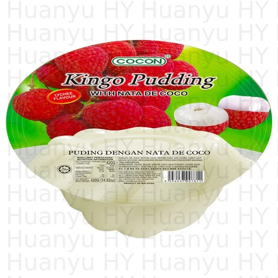 Cocon Kókuszos licsi puding desszert (tál) 420g