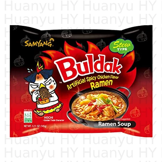 Samyang szuper csípős csirke tészta leves pörkölt típus 145g