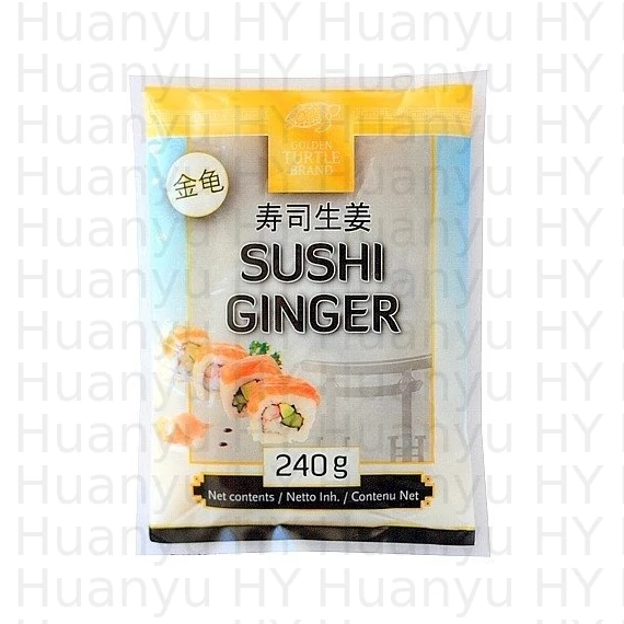 Golden Turtle Sushi gyömbér (fehér) 240g