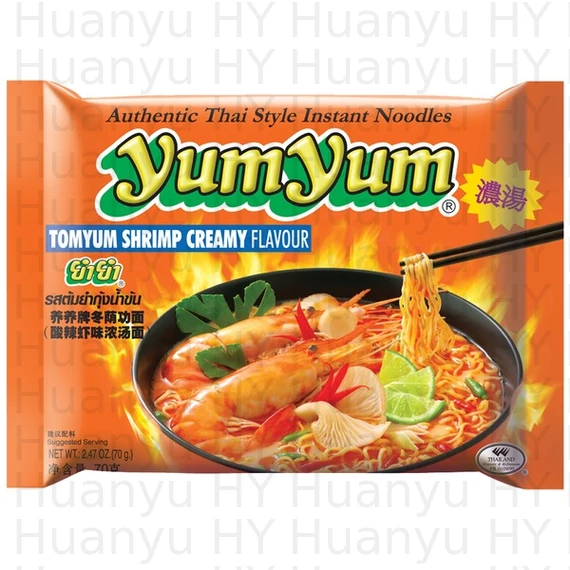 YumYum Tomyum ízű garnélás krémes instant rámen 70g