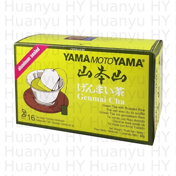 Yama Moto Yama Genmai cha zöld tea (tea filter) 48g