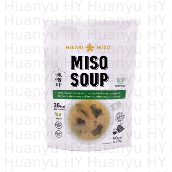 Hikari Miso japán vegetáriánus gluténmentes miso leves (3 adag) 60g