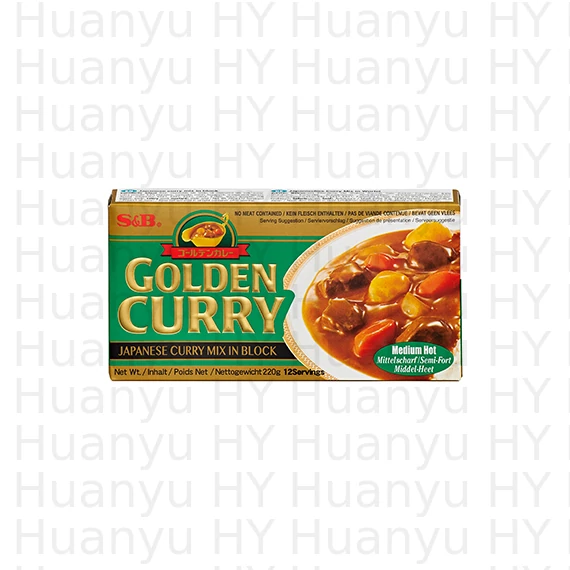 S&B Közepesen csípős japán curry 220g